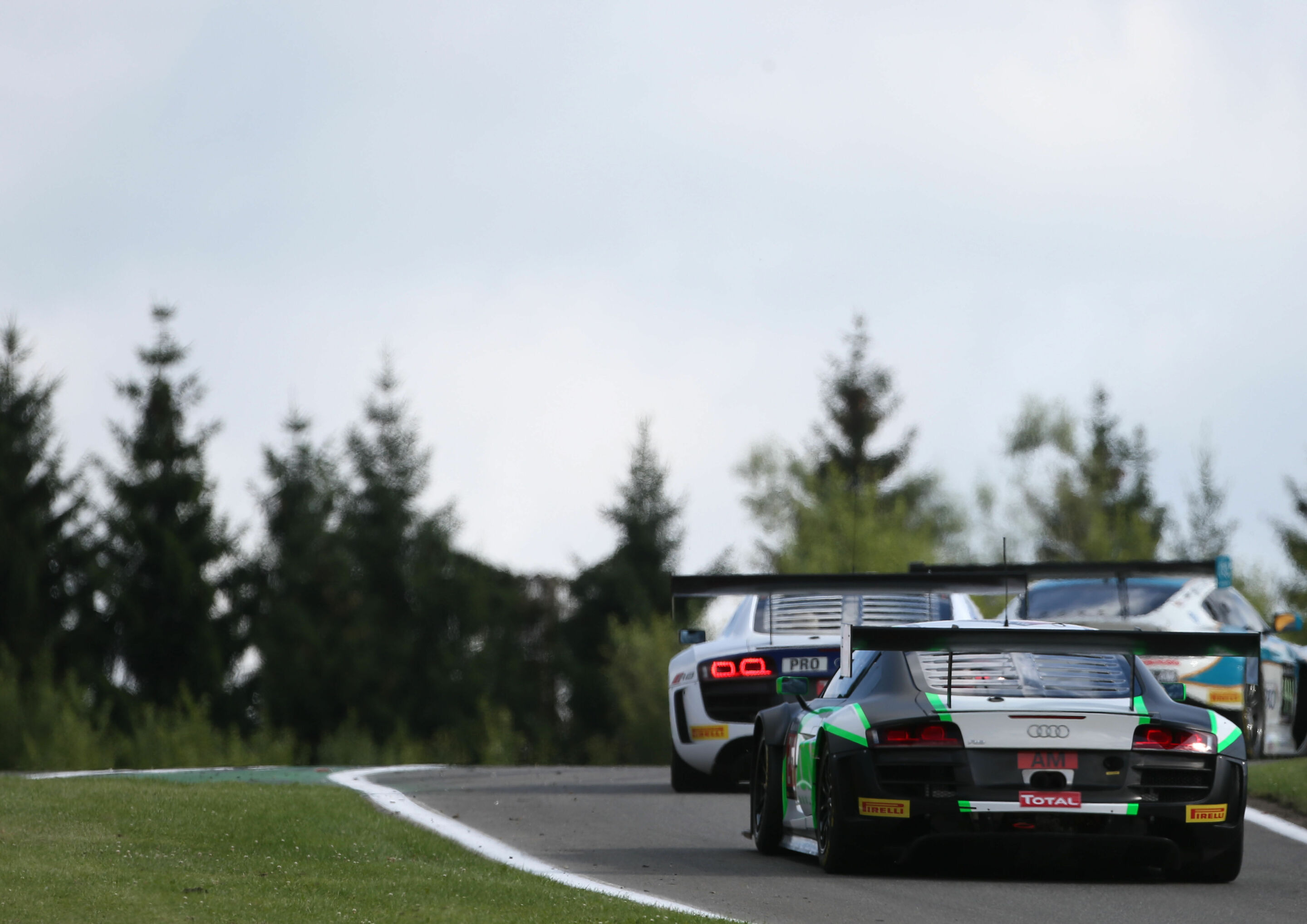 Audi R8 LMS clinches second and third place at Spa