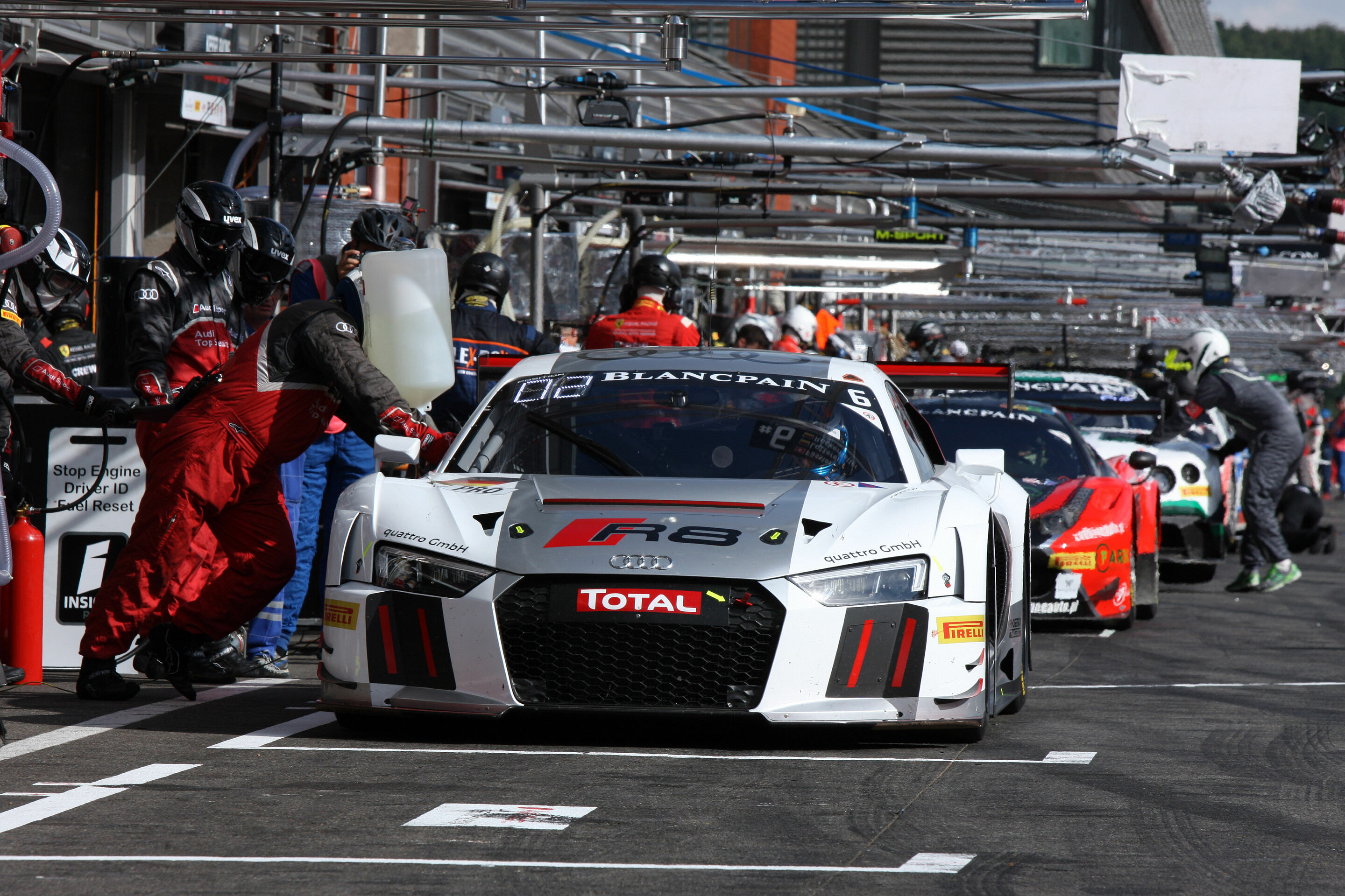 Audi R8 LMS clinches second and third place at Spa