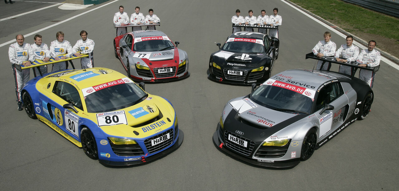 Audi at 24-hour race on the Nürburgring with impressive lineup of stars